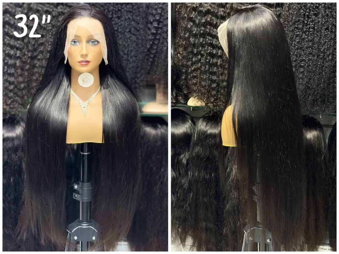 24" Ladies Straight Lace Wigs