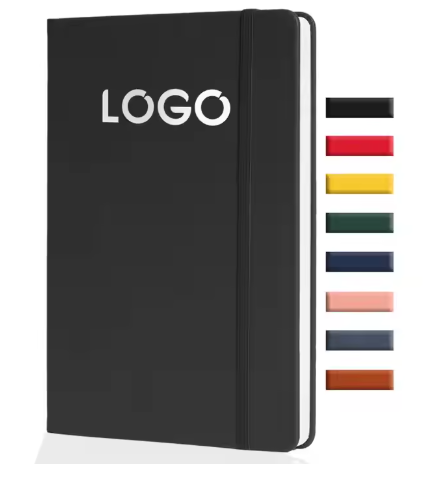 Customised Logo Business Stationery Notebook Planner Luxury Pu Leather Notebook And Pen Gift Set