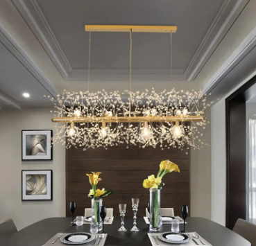 LED Crystal Dandelion Ceiling Chandalier Lights